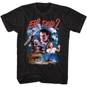 Evil Dead Collage Horror Movie Fan Gift Graphic Halloween Spooky T-Shirt 159